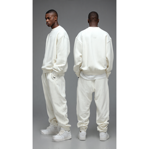 2025 último diseño chándal personalizado 420 Gsm peso pesado Puff estampado chándal Panel Flare pantalones de chándal Sudadera con capucha conjuntos hombres chándal - Product Image 2