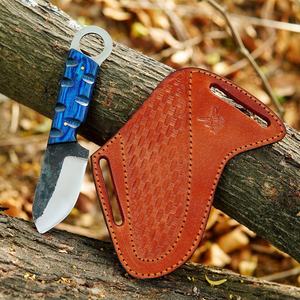 Mejor cuchillo de caza hecho a mano táctico coleccionable EDC al por mayor cuchillo personalizado para hombres diseño único con Funda de cuero más fuerte - Product Image 5