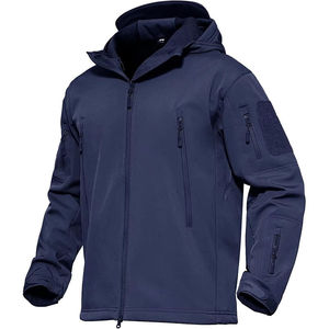 Nouvelles vestes tactiques softshell pour hommes en gros, imperméables, pour la randonnée en plein air, doublées de polaire, manteau d'hiver à capuche, sur mesure en vrac - Product Image 3