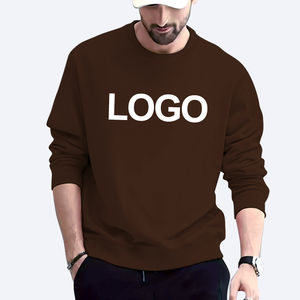 Fabricante de sudaderas personalizadas transfronteriza eBay gran oferta Sudadera de cuello redondo logotipo personalizado estampado hombres sudaderas con capucha - Product Image 2