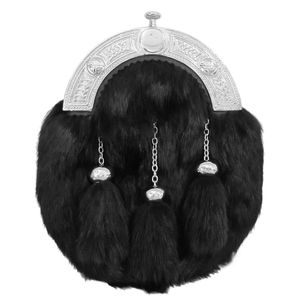 Fabricant professionnel de sporrans en fourrure de lapin entièrement personnalisés OEM et ODM, logo personnalisé, accessoires d'instruments de musique, vente en ligne - Product Image 1