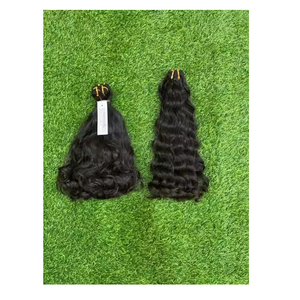 Extensiones de cabello humano de trama Remy de máquina de volumen grueso creadas a partir de cabello humano puro para un aspecto completo rico con fácil aplicación - Product Image 2