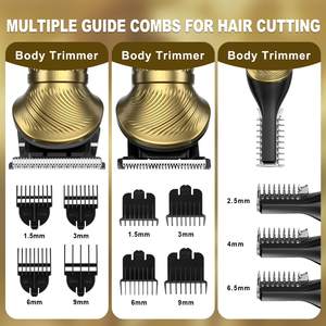 Tondeuse à cheveux sans fil professionnelle 6 en 1 pour hommes, kit de toilettage multi-usages alimenté par USB pour le nez et la barbe - Product Image 3