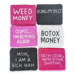 กระเป๋าเงินลูกปัดทำด้วยมือของผู้หญิงกระเป๋าหนังนิ่มสำหรับผู้หญิงผลิตจากผู้ผลิตและจัดจำหน่ายจำนวนมาก - Product Image 4