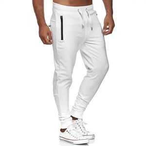 Wholesale Best Quality Slim Fit Breathable <b>Jogger</b> Pants 100% Cotton Spandex Elastic Waist Men's Casual Gym Wear Friendly - Product Image 1