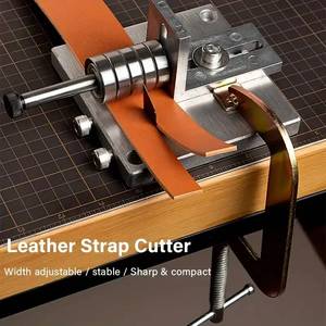 Tagliapalline in pelle affilate lame per taglio della striscia regolabile per la lavorazione della pelle fai da te - Product Image 4