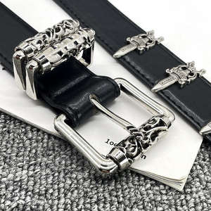 Cinturón de Cuero Genuino de Vaca para Hombre, Calidad Premium, Estilo Clásico Casual, Hebilla de Acero, Longitud Ajustable, Ecológico y Duradero - Product Image 5