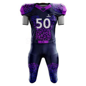 Best Quality Custom Design <b>American</b> Football Uniform Sports Wear with Plus Size Feature Short Sleeves-Affordable! - Product Image 1