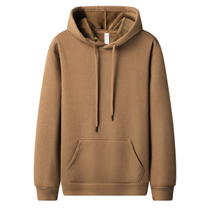 Sweat-shirt à capuche 400g personnalisé pour hommes, veste d'hiver avec impression en relief, vêtements en molleton rembourré - Product Image 3