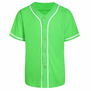 Camiseta de Béisbol Unisex, Cantidad al por Mayor, Corte Ajustado, Impresión de Logotipo Personalizado, Bordado, Auténtica Camiseta de Béisbol y Sóftbol - Product Image 1