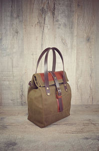 Sac à déjeuner en toile de cuir de qualité supérieure, glacière isotherme, sac fourre-tout durable et portable pour une utilisation en extérieur CLB-0044 - Product Image 6