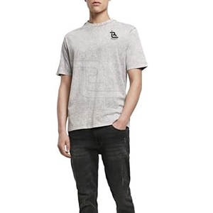 เสื้อเจอร์ซีย์ฟอกสีกรดของผู้ชายเสื้อยืดแขนสั้นระบายอากาศเร็วพิมพ์โลโก้ได้ตามต้องการ - Product Image 6