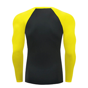 Vente flash : Rashguard personnalisé à manches longues pour la gym et le BJJ/MMA, t-shirts de compression à séchage rapide en tissu spandex et nylon - Product Image 3