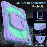 Funda Resistente para Tablet, Carcasa a Prueba de Golpes con Correa de Mano para Samsung Galaxy Tab A11 Plus A9 Plus 11 Pulgadas
