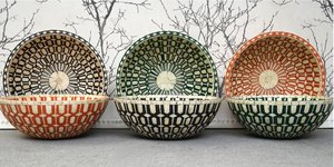 ชามรับประทานอาหารในห้องครัวดีไซน์แบบฝังฝังกระดูกสไตล์วินเทจเป็นมิตรกับสิ่งแวดล้อมปรับแต่งโลโก้ได้ตามต้องการ - Product Image 5