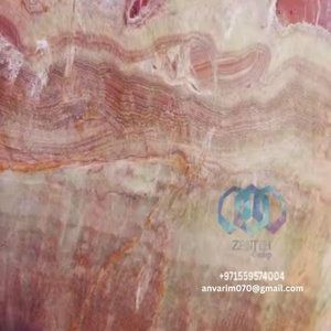 Bloc de marbre onyx multicolore de qualité supérieure, pierre naturelle - Product Image 1