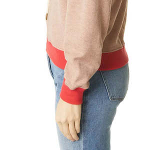 Hot Sale Custom Cotton Fleece Pullover Hoodie for Women Contrast Stitch <b>Long</b> Sleeve <b>Sweatshirt</b> Plus Size - Product Image 5