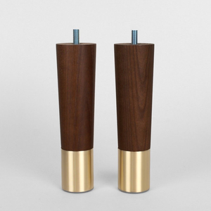 Pieds de canapé ronds en bois massif élégants de luxe pour salon et atelier Pieds de meubles pour canapé et lit Application décorative - Product Image 4