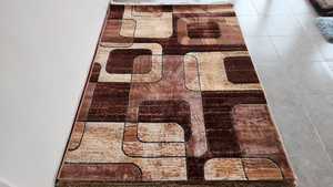 Alfombra de Jacquard de Hierba Marina Turca Adiva, Estilo Gaziantep + Diseño Moderno, Pelo Mediano, Respaldo Grueso de Yute, Resistente a Arrugas y Corrosión - Product Image 3