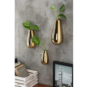 Pot de fleurs rond en fer noir pour petites plantes d'intérieur, décoration de luxe pour la maison, hôtel, restaurant - Product Image 3