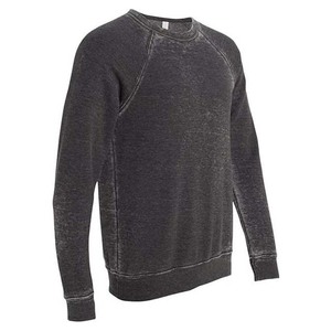 Sweat-shirt pour homme à col rond, coupe classique, uni, délavé à l'acide, brodé, prix de gros, best-seller, taille personnalisée - Product Image 4