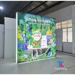 Personalizado 20*10 pies/20*20 pies/30*20 pies Aluminio Retroiluminado Pop Light Disenyo Herramienta portátil Feria comercial Exhibición Callopsible Panel Pantallas - Product Image 6