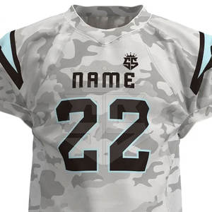 Uniforme de Fútbol Americano de Manga Corta Transpirable de Último Diseño y Estilo Nuevo, Calidad Premium, Color Personalizado - Product Image 6