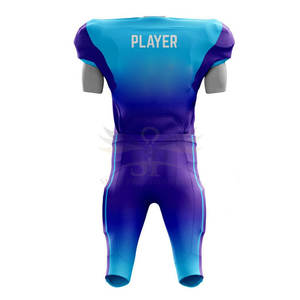 Uniforme de football américain sur mesure à séchage rapide uniforme de football américain en gros fabriqué au Pakistan - Product Image 2