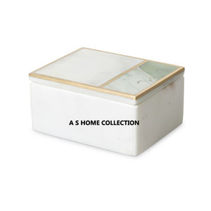 Caja de joyería decorativa de embalaje de joyería de último diseño de madera y mármol - Product Image 6