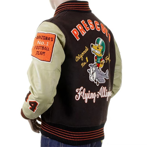 Winter Wear Full Sleeves Man Jackets Stand Collar 2025 High Quality Chenille Patches Men New Design Varsity Jacket for Man - Product Image 3