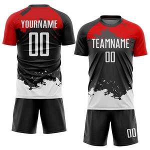 Très demandé unisexe adulte Football Kit Set Logo personnalisé Football Uniformes pour hommes équipe Club personnalisable Full Soccer Wear - Product Image 4