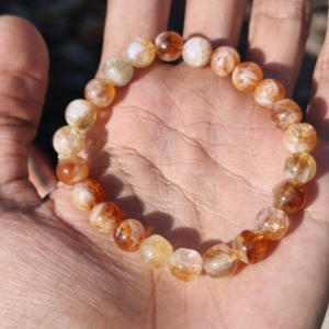 Wholesale 925 Silver Beaded Gemstone <b>Adjustable</b> Crystal Single Loop <b>Bracelet</b> for Unisex Gift - Product Image 1