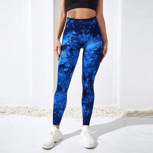 Leggings de fitness taille haute pour la gym, avec logo personnalisé, respirants, antibactériens, pour femmes, vêtements de sport et de yoga, Spandex/Nylon/Coton - Product Image 4
