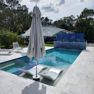 Custom Outdoor Pool Building Kit Split-Type Componentes de piscina de fibra de vidrio Precio por panel $120-$150 - Product Image 6