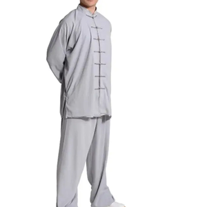 ชุดกังฟูคุณภาพสูงสำหรับผู้ใหญ่ แบบยูนิเซ็กซ์  ผ้าเนื้อนุ่ม ทนทาน ยืดหยุ่น ระบายอากาศได้ดี ผลิตจากผ้าสแปนเด็กซ์/โพลีเอสเตอร์ ทั้งด้านหน้าและด้านหลัง - Product Image 1