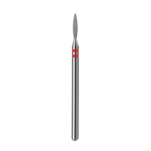 Diamond Sharp Flame 1.6 mm Red Grit Professional Premium High-Quality Large Cuticle <b>Nail</b> Drill Bit - Product Image 4