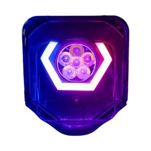 Faro LED de Aluminio HX_H4/24 para Husqvarna 2024+ RGBW HexBeam Impermeable IP67 30W/50W Potencia Lente Transparente Posición Delantera 6 Lentes - Product Image 1