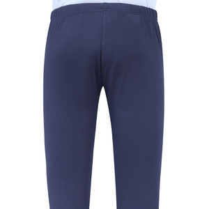 100% High Quality <b>Navy</b> Plain Sweatpants <b>Men's</b> Casual Polyester Cotton Trousers Elastic Waist Customizable Comfortable Straight - Product Image 5