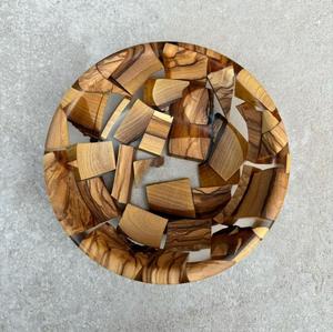 Tazón de Resina de Madera Desechable Ecológico Hecho a Mano, Vajilla Clásica para Ensaladas, Apto para Lavavajillas, Ligero - Product Image 6