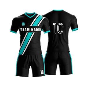 Uniforme de Fútbol Personalizado de Fábrica, 100% Poliéster, Ligero, de Secado Rápido, Último Diseño - Product Image 2