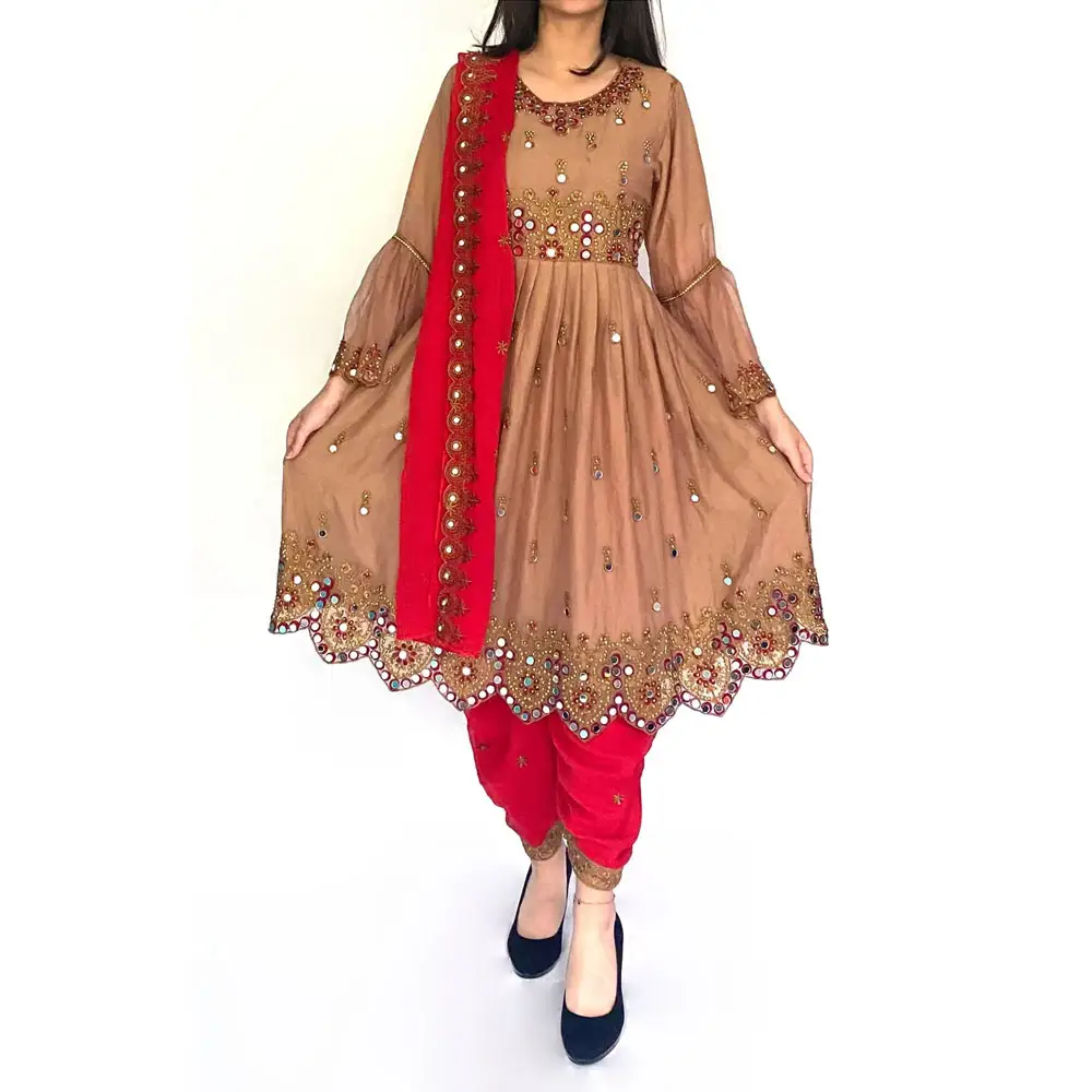 Pakistani Islamic Clothing & Muslim Best Afghani Dress For Sale / Hot Sale Latest Model Top Selling Women Afghani Dress