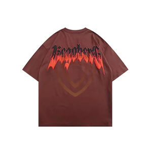 Camisetas de Manga Corta Bordadas para Hombre, Estilo Nuevo, Logotipo Frontal con Letras, Tejido Transpirable, Secado Rápido, Ligero, 100% Algodón - Product Image 1