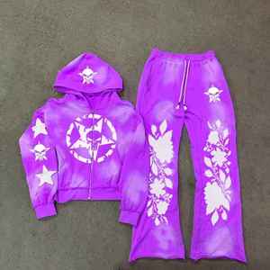 Survêtement pour homme de qualité supérieure, best-seller, décontracté, hiver, 100% coton, respirant, écologique, couleur unie, confortable - Product Image 1