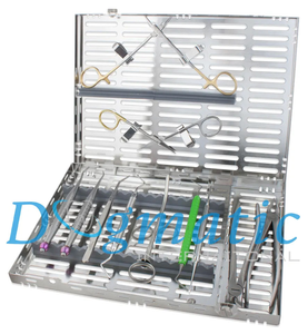 Juego de 11 Instrumentos Dentales Manuales Reutilizables para Implantes de Composite con Estuche de Acero Inoxidable - Product Image 4