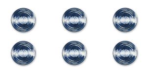 Set di 6 Piatti Fondi Rotondi in Ceramica, Design Wabi-Sabi, Smalto Reattivo Lucido con Decorazione Digitale in Rilievo, Ermes di Excelsa - Product Image 2