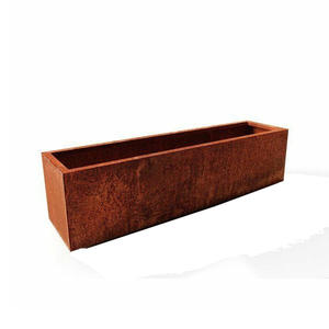 Latest Rustic Color <b>Rectangle</b> Shape Flower <b>Planter</b> Pot Wholesale Vintage Design for Home Decoration Garden Nursery Hanging Use - Product Image 1