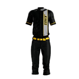 Nouvelle tenue de baseball personnalisable respirante de haute qualité à manches courtes, vente en gros, uniforme de baseball en vrac 2026 - Product Image 1