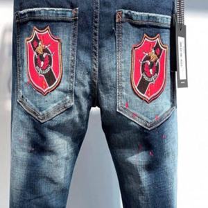 Pantalones Vaqueros de Lona Casuales de Corte Regular de Alta Calidad con Botones para Hombre, Precio al por Mayor 2026, Impresión de Logotipo Personalizado - Product Image 4