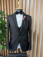 Jas Pria Turki Berkualitas Tinggi Ukuran Besar, Jahitan Khusus, Model Double Breasted, Anti Kusut, Mewah, Elegan, untuk Bisnis, Pernikahan, dan Pengantin Pria