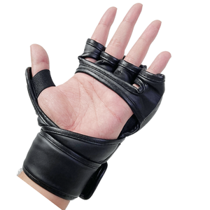 Guantes de Boxeo de Piel Auténtica Personalizables al por Mayor para MMA y Muay Thai con Cierre y Absorción de Humedad para Entrenamiento de Boxeo - Product Image 2